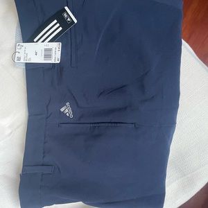 Men’s Adidas 365 Golf Shorts. Size 40. Dark blue with grey detail. New